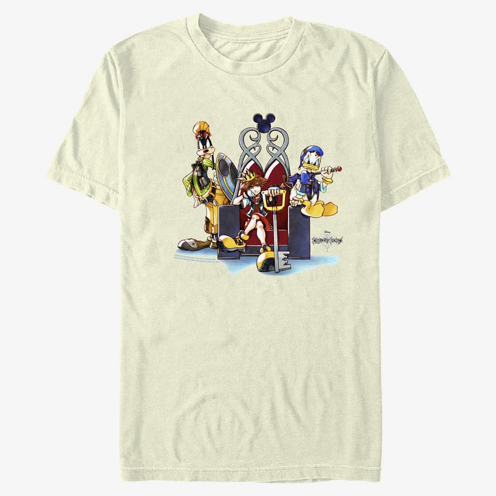 Тениски Merch Disney Kingdom Hearts - In Chair Unisex T-Shirt Natural