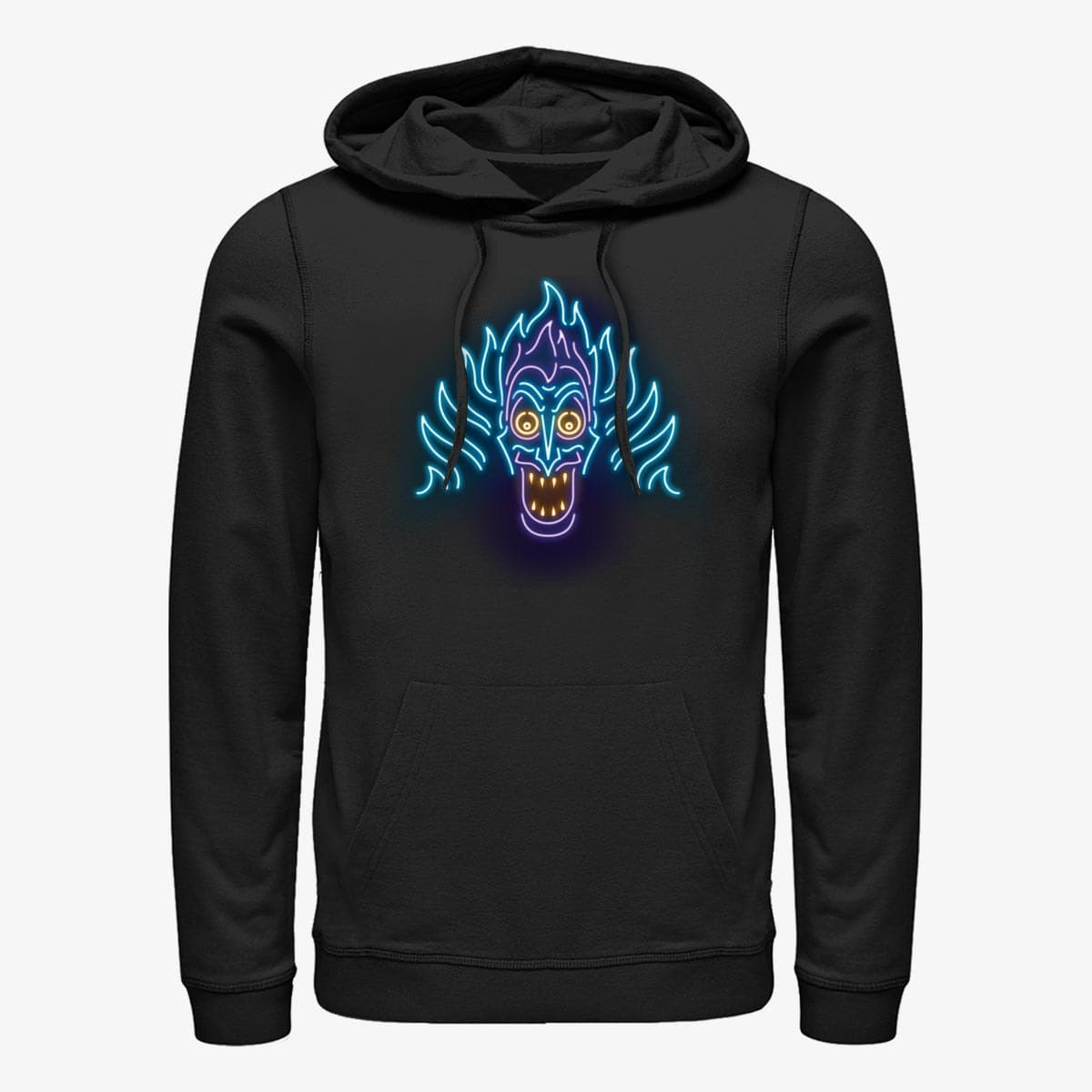 Sweatshirts Merch Disney Villains - Neon Hades Unisex Hoodie Black