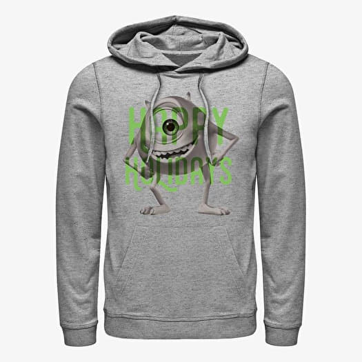Sweat-shirt Merch Disney Monster's Inc. - Monster Holiday Unisex Hoodie Heather Grey
