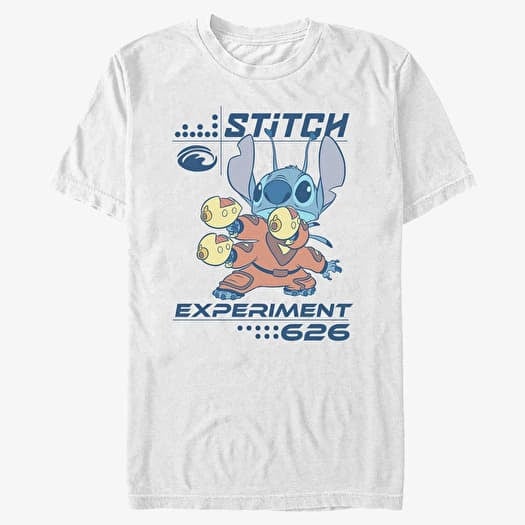 Camiseta Merch Disney Lilo & Stitch - Experiment 626 Unisex T-Shirt White