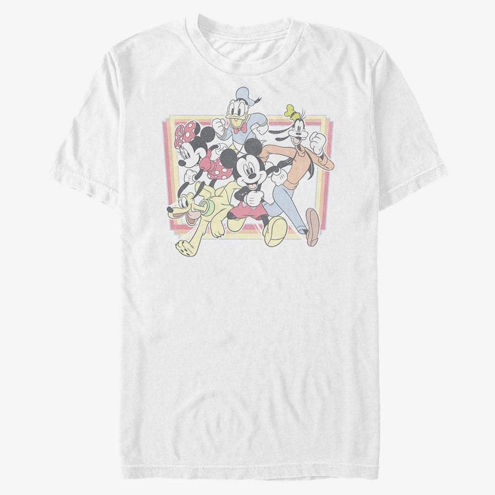 Camisetas Merch Disney Classic Mickey - Break Out Unisex T-Shirt White