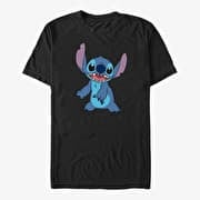 Merch Disney Lilo & Stitch - Basic Stitch Unisex T-Shirt Black