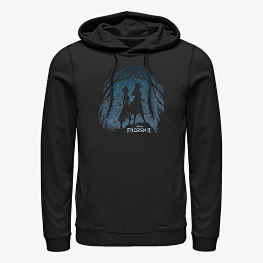 Sweat-shirt Merch Disney Frozen 2 - FROZEN2 SCENERY Unisex Hoodie Black