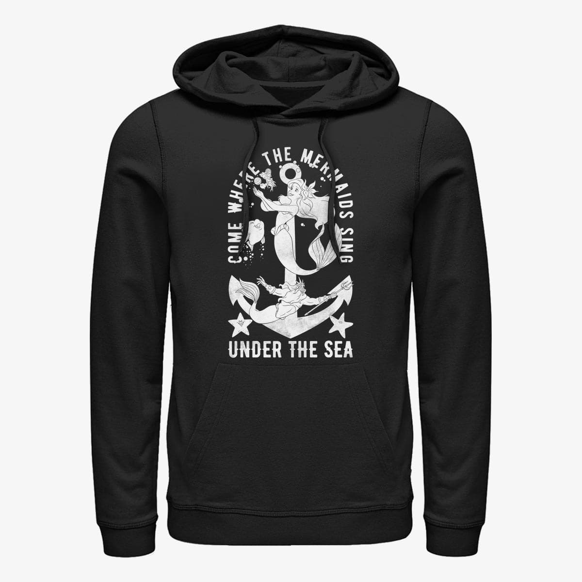 Hoodies and sweatshirts  Merch Disney The Little Mermaid - Hip Mer Unisex Hoodie Black