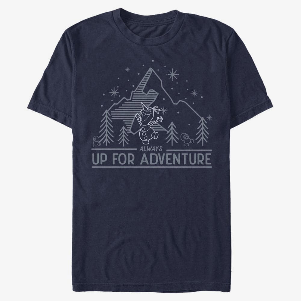 T-shirts Merch Disney Frozen - Outdoor Adventure Unisex T-Shirt Navy Blue