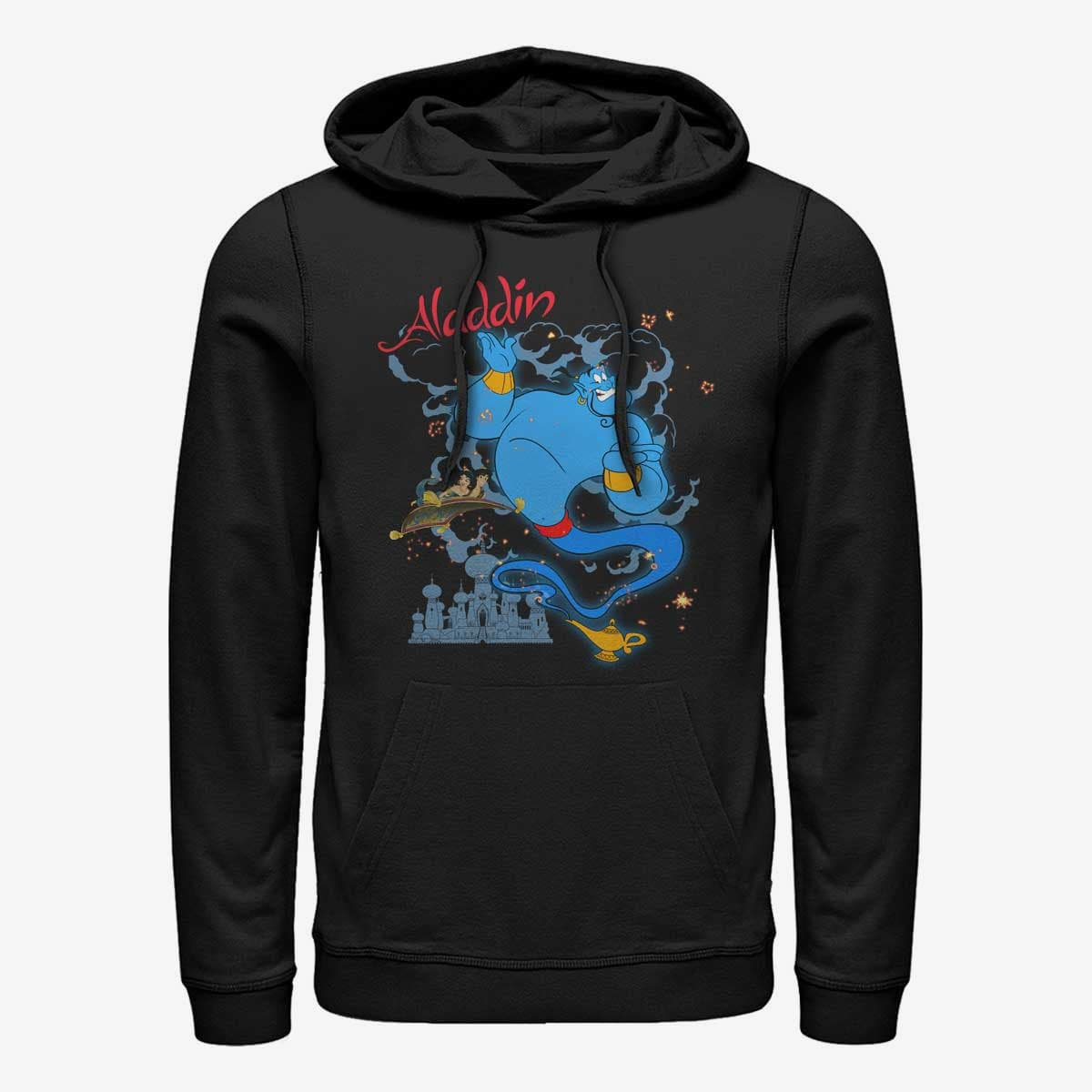 Felpe Merch Disney Aladdin - Genie Sparkle 3 Unisex Hoodie Black
