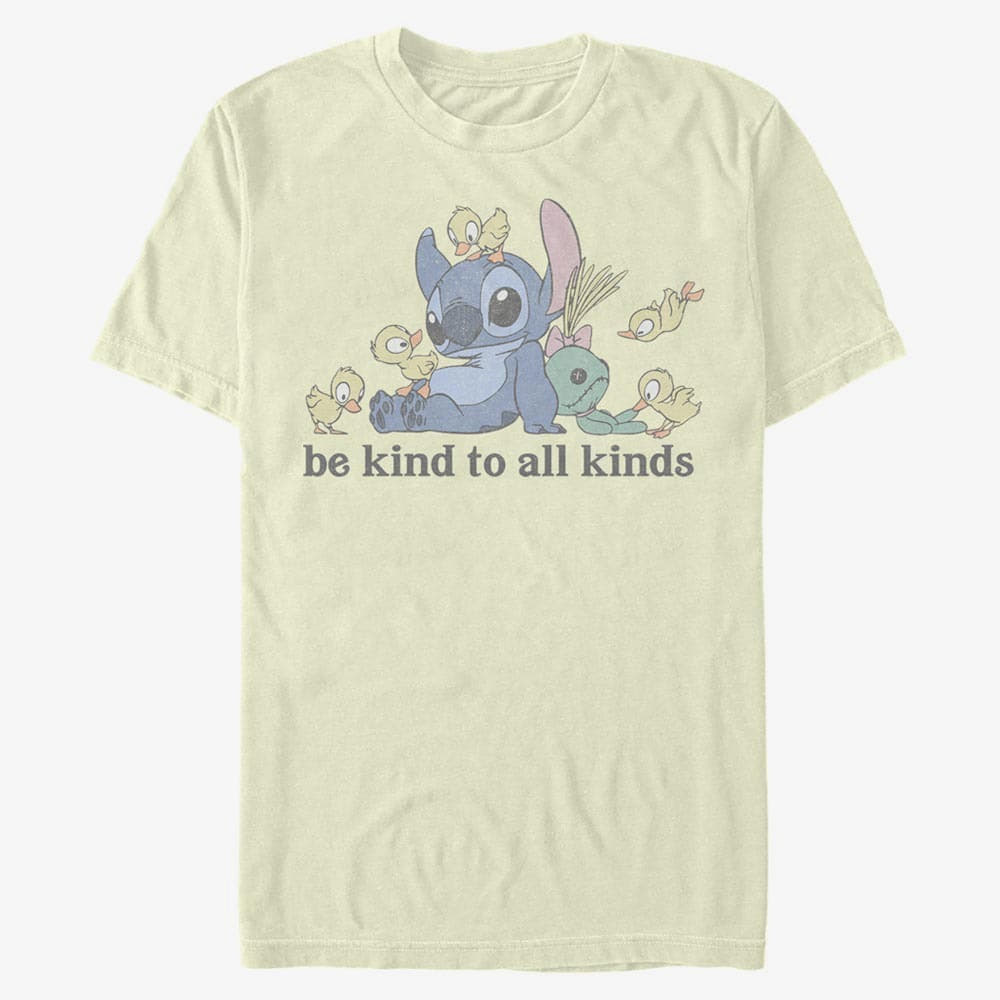 T-shirts Merch Disney Lilo & Stitch - Kind To All Kinds Unisex T-Shirt Natural
