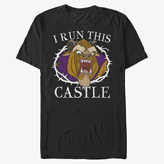 Camiseta Merch Disney Beauty & The Beast - Castle Unisex T-Shirt Black