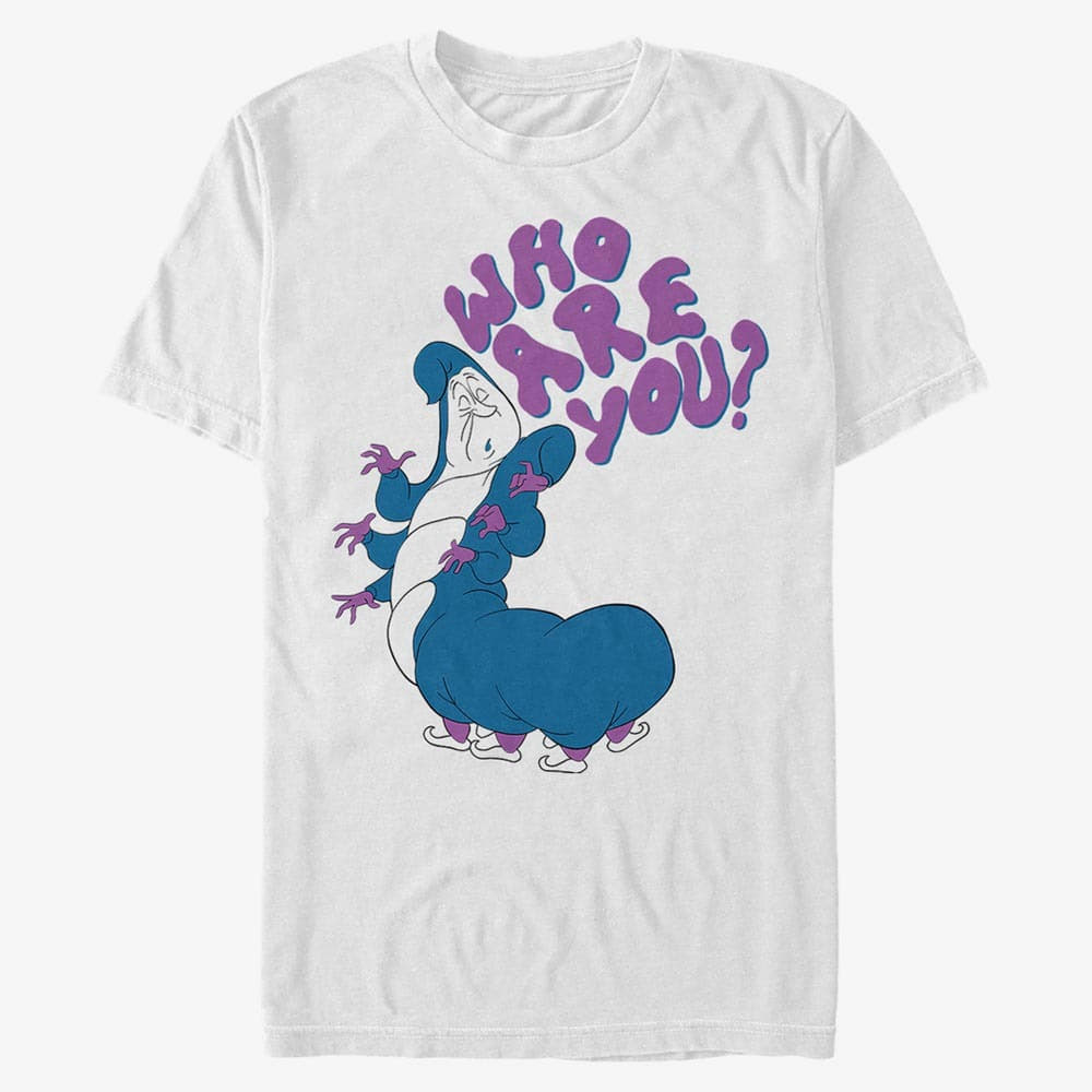 T-Shirts Merch Disney Alice in Wonderland - Who Are You Unisex T-Shirt White