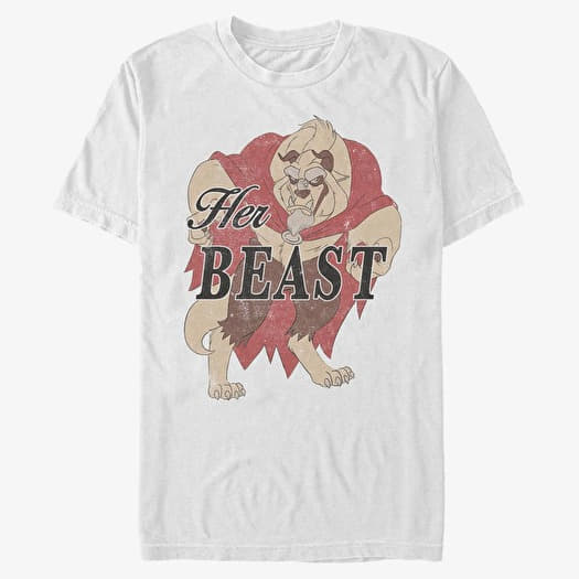T-shirt Merch Disney Beauty & The Beast - Her Beast Unisex T-Shirt White