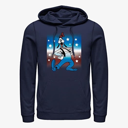 Merch Disney Classic Mickey - Patriotic Goof Unisex Hoodie Navy Blue