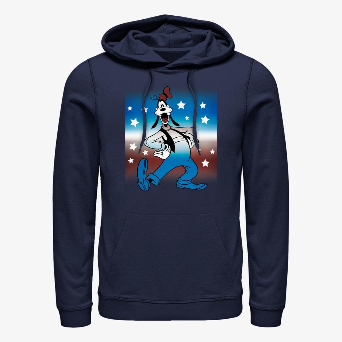 Felpe Merch Disney Classic Mickey - Patriotic Goof Unisex Hoodie Navy Blue