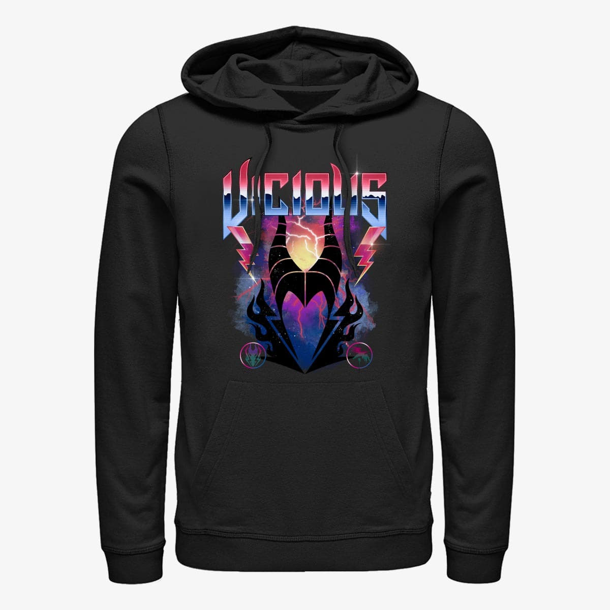 Толстовки та реглани Merch Disney Villains - Vicious Maleficent Unisex Hoodie Black