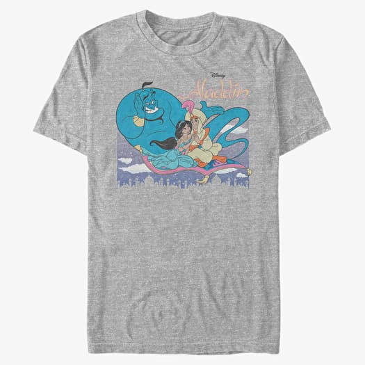 T-shirt Merch Disney Aladdin - ALADDIN CLASSIC Unisex T-Shirt Heather Grey