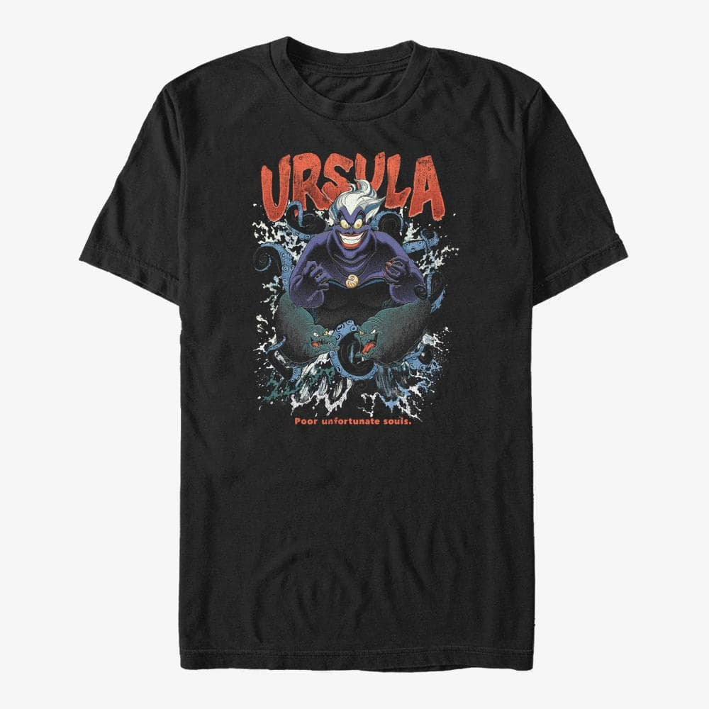 Magliette Merch Disney The Little Mermaid - Taking Over Unisex T-Shirt Black