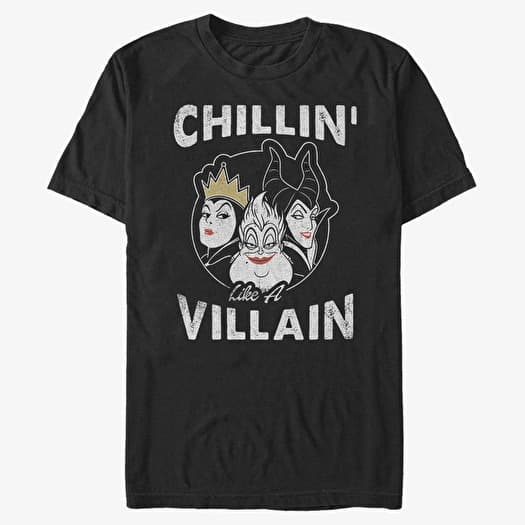 T-shirt Merch Disney Villains - Chillin Unisex T-Shirt Black