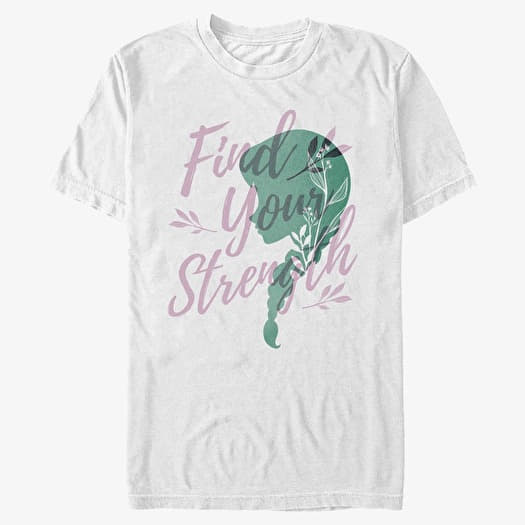 Camiseta Merch Disney Frozen - Strength Sil Anna Unisex T-Shirt White