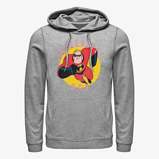 Felpa Merch Disney Incredibles - Incredible Dad Unisex Hoodie Heather Grey