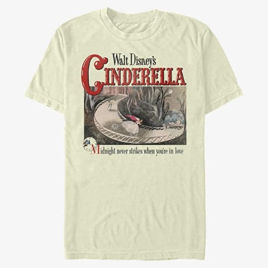 Tričko Merch Disney Cinderella - Cinderella Cover Unisex T-Shirt Natural