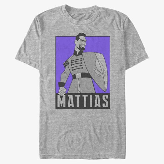 T-shirt Merch Disney Frozen 2 - Mattias Hero Pose Unisex T-Shirt Heather Grey