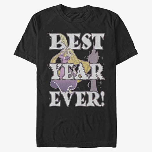Μπλουζάκι Merch Disney Tangled - Rapunzel Best Year Unisex T-Shirt Black
