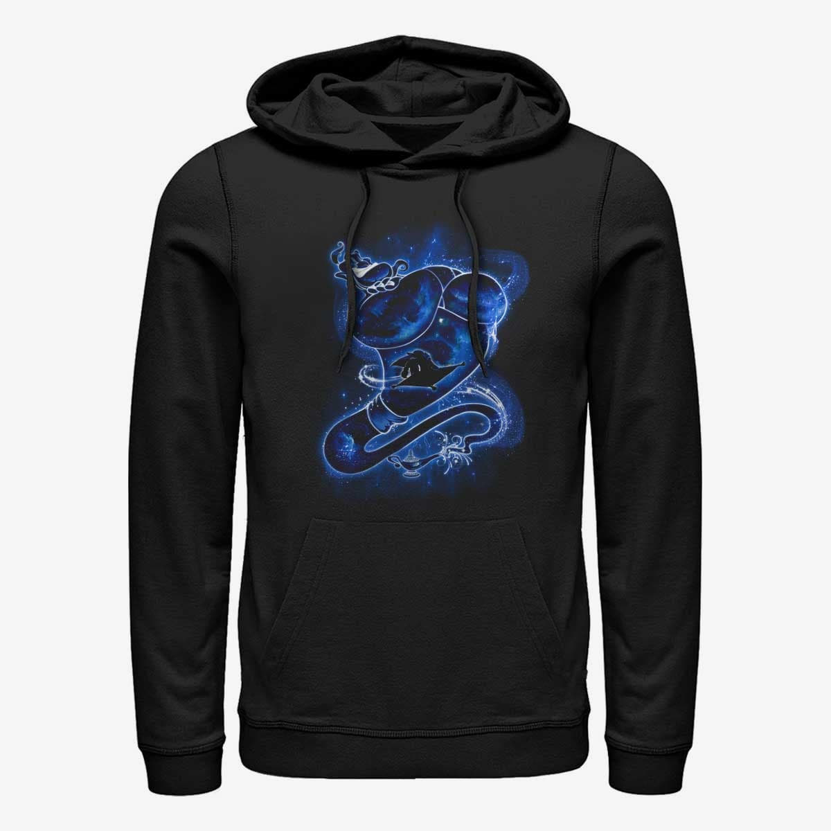 Mikiny Merch Disney Aladdin - a whole New world Unisex Hoodie Black