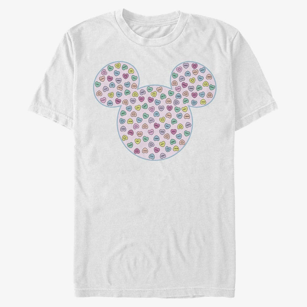 Camisetas Merch Disney Classic Mickey - Mickey Candy Ears Unisex T-Shirt White