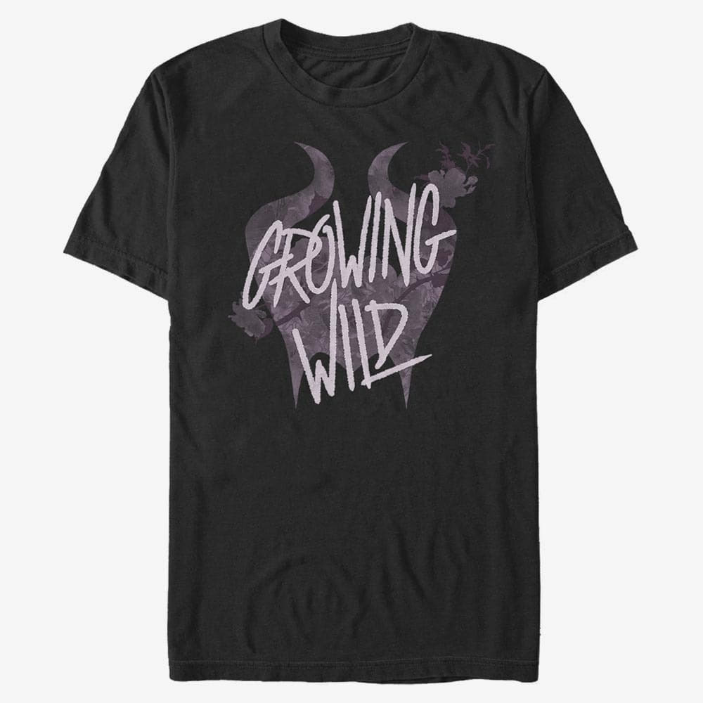 majice kratkih rukava Merch Disney Maleficent: Mistress Of Evil - Growing Horns Unisex T-Shirt Black