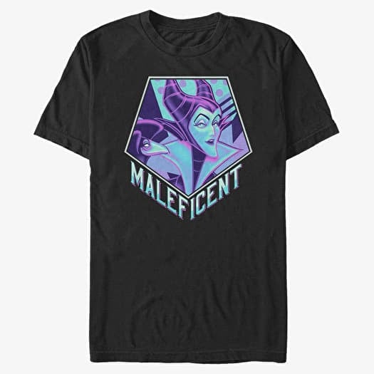 T-shirt Merch Disney Sleeping Beauty - Maleficent Pentaneon Unisex T-Shirt Black