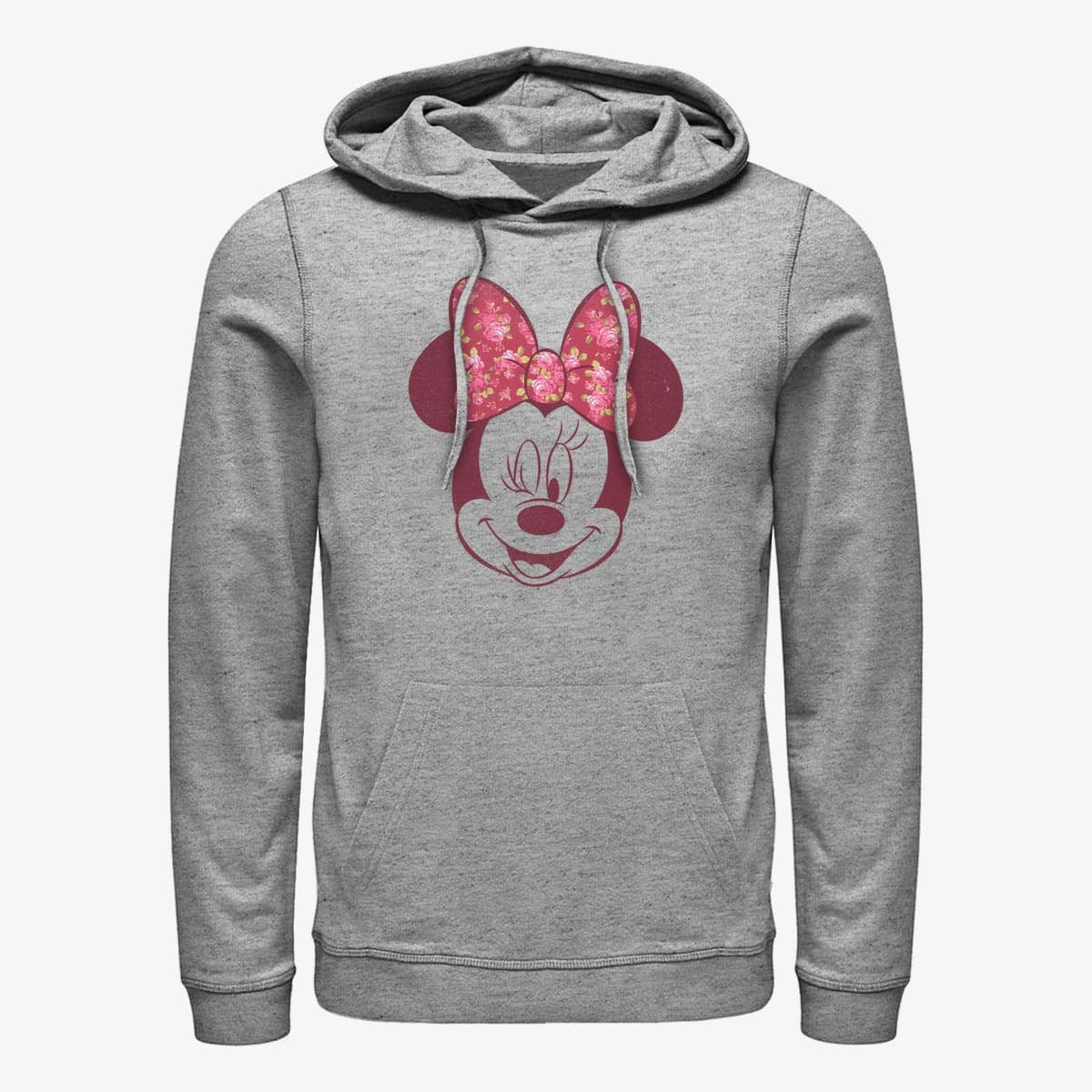 Толстовки та реглани Merch Disney Classic Mickey - Love Rose Unisex Hoodie Heather Grey