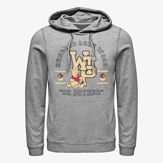 Sudadera Merch Disney Winnie the Pooh - Winnie The Pooh Collegiate Unisex Hoodie Heather Grey