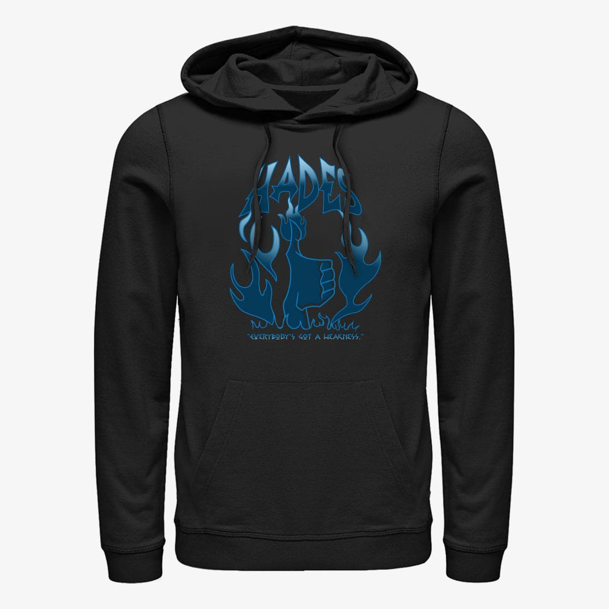 Dukserice Merch Disney Hercules - Hades Flames Unisex Hoodie Black