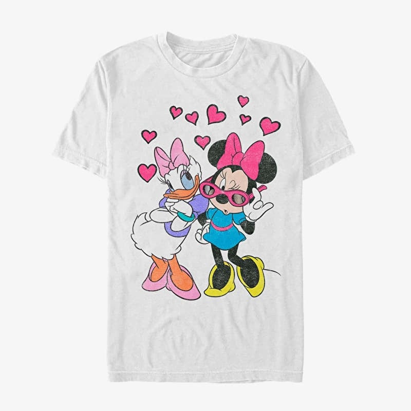 Camiseta Merch Disney Classic Mickey - JUST THE GIRLS Unisex T-Shirt White