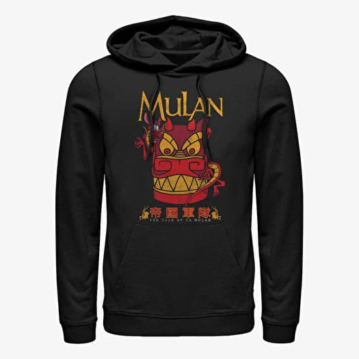 Sweatshirt Merch Disney Mulan - STONE MUSHU Unisex Hoodie Black