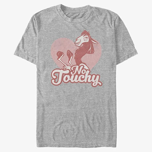 T-shirt Merch Disney Emperor's New Groove - No Love Unisex T-Shirt Heather Grey