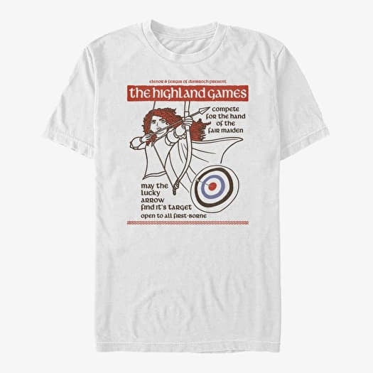 T-shirt Merch Disney Brave - Highland Games Unisex T-Shirt White
