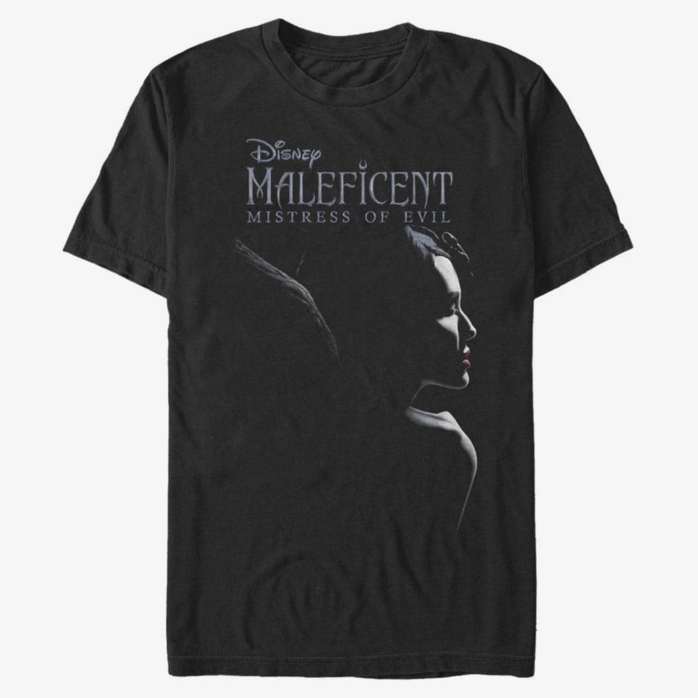 Camisetas Merch Disney Maleficent: Mistress Of Evil - Logo Lockup Unisex T-Shirt Black