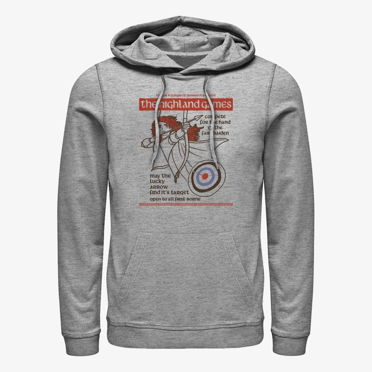 Puloverji   Merch Disney Brave - Highland Games Unisex Hoodie Heather Grey