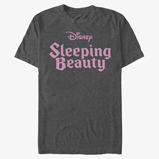 T-skjorte Merch Disney Sleeping Beauty - Sleepng Beauty Logo Unisex T-Shirt Dark Heather Grey