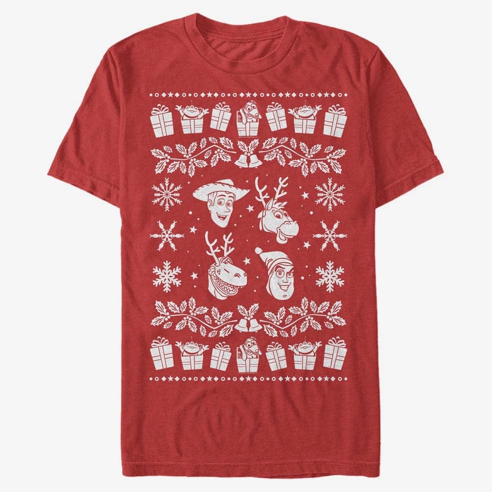 T-shirts Merch Disney Toy Story - Sweater Story Unisex T-Shirt Red