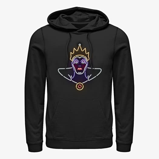 Mikina Merch Disney Villains - Neon Evil Queen Unisex Hoodie Black