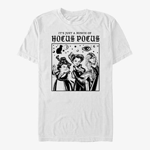 T-shirt Merch Disney Hocus Pocus - BUNCH OF HOCUS POCUS ICONS Unisex T-Shirt White