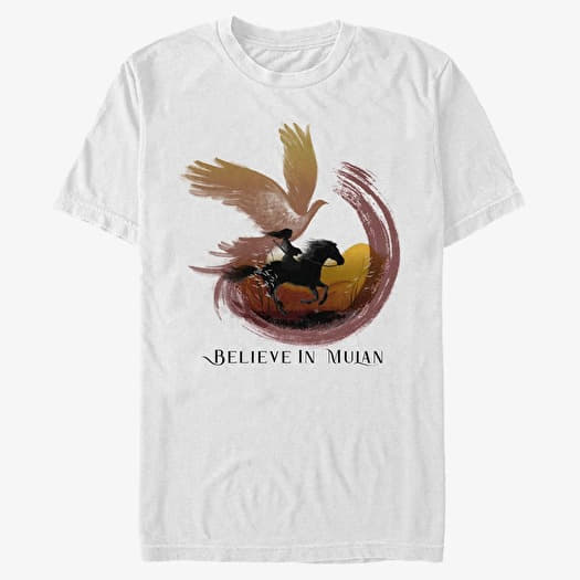 T-paita Merch Disney Mulan: Live Action - Believe Unisex T-Shirt White