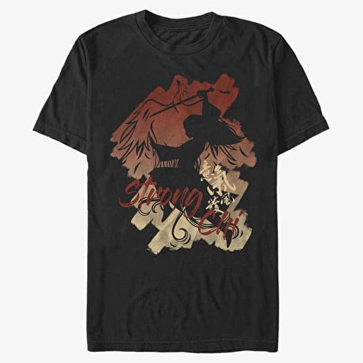 Tričko Merch Disney Mulan: Live Action - Strong Chi Unisex T-Shirt Black