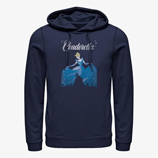 Mikina Merch Disney Cinderella - Dancing Cinderella Unisex Hoodie Navy Blue
