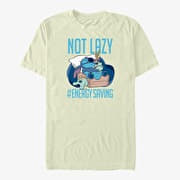 Merch Disney Lilo & Stitch - Lazy Energy Unisex T-Shirt Natural