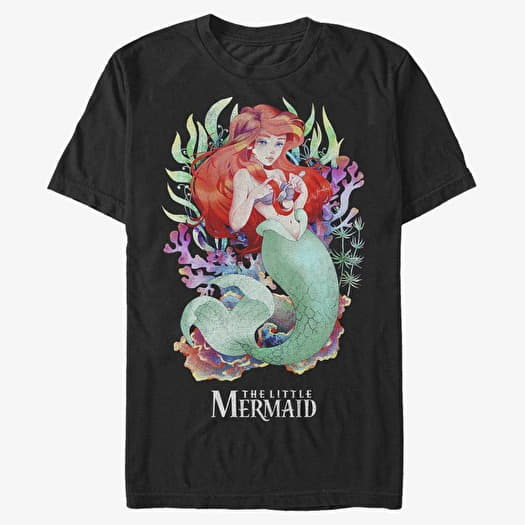 T-shirt Merch Disney The Little Mermaid - Anime Unisex T-Shirt Black