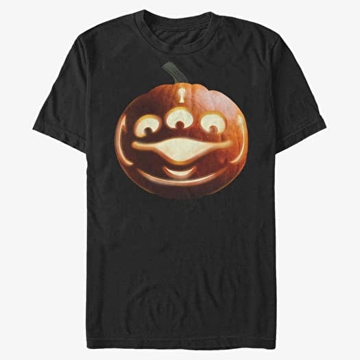 Majica Merch Disney Toy Story 1-3 - Alien Carving Unisex T-Shirt Black