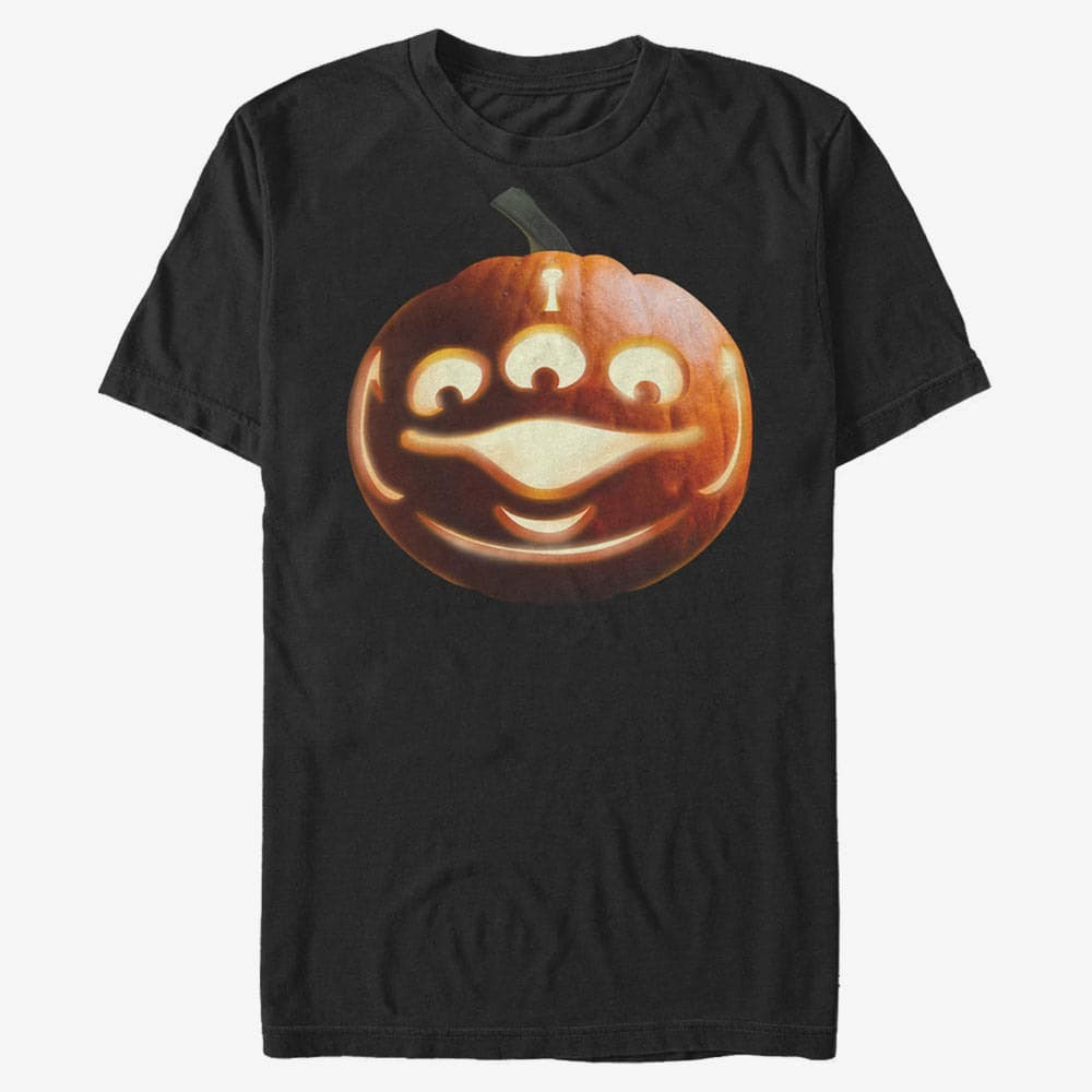 T-särgid Merch Disney Toy Story 1-3 - Alien Carving Unisex T-Shirt Black