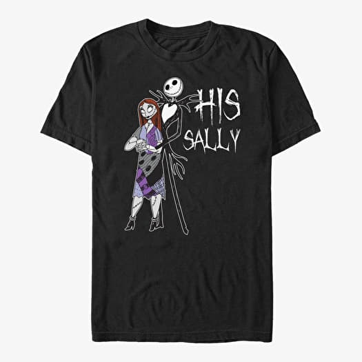 T-shirt Merch Disney Nightmare Before Christmas - HIS SALLY Unisex T-Shirt Black